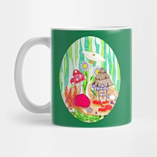 Iguana and Mushrooms Mug